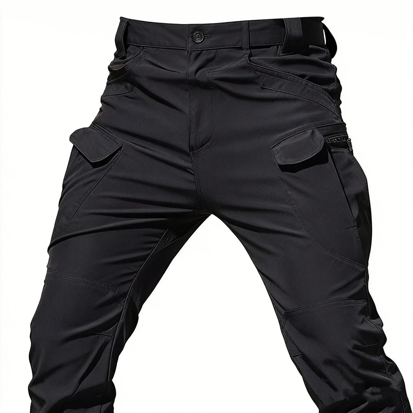 Men's Waterproof Tactical Pants Military Camouflage Combat Hiking Pants Outdoor Casual Multi Pocket Waterproof Work Pants