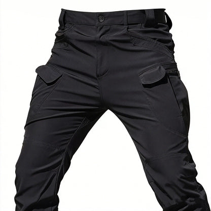 Men's Waterproof Tactical Pants Military Camouflage Combat Hiking Pants Outdoor Casual Multi Pocket Waterproof Work Pants