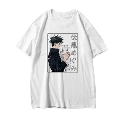 Goth Clothes Gojo Graphic Tshirt Anime Jujutsu Kaisen Funny Summer T-shirt for Women Japanese T Shirts Cartoon Woman Tshirts