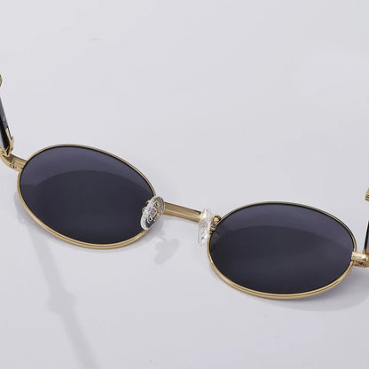 2025 New Retro Pure Titanium Acetate Sun Protection Men Sunglasses Fashion Round Outdoor Shading UV400 Driving Women Sun Glasses