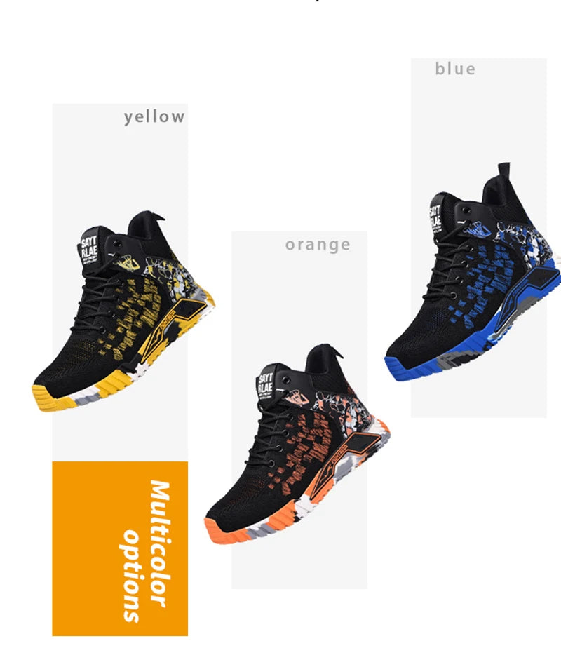 anti-slip work shoes high man safety shoes steel toe cap industrial work boots for women cheap man safety sneakers 48 49 50