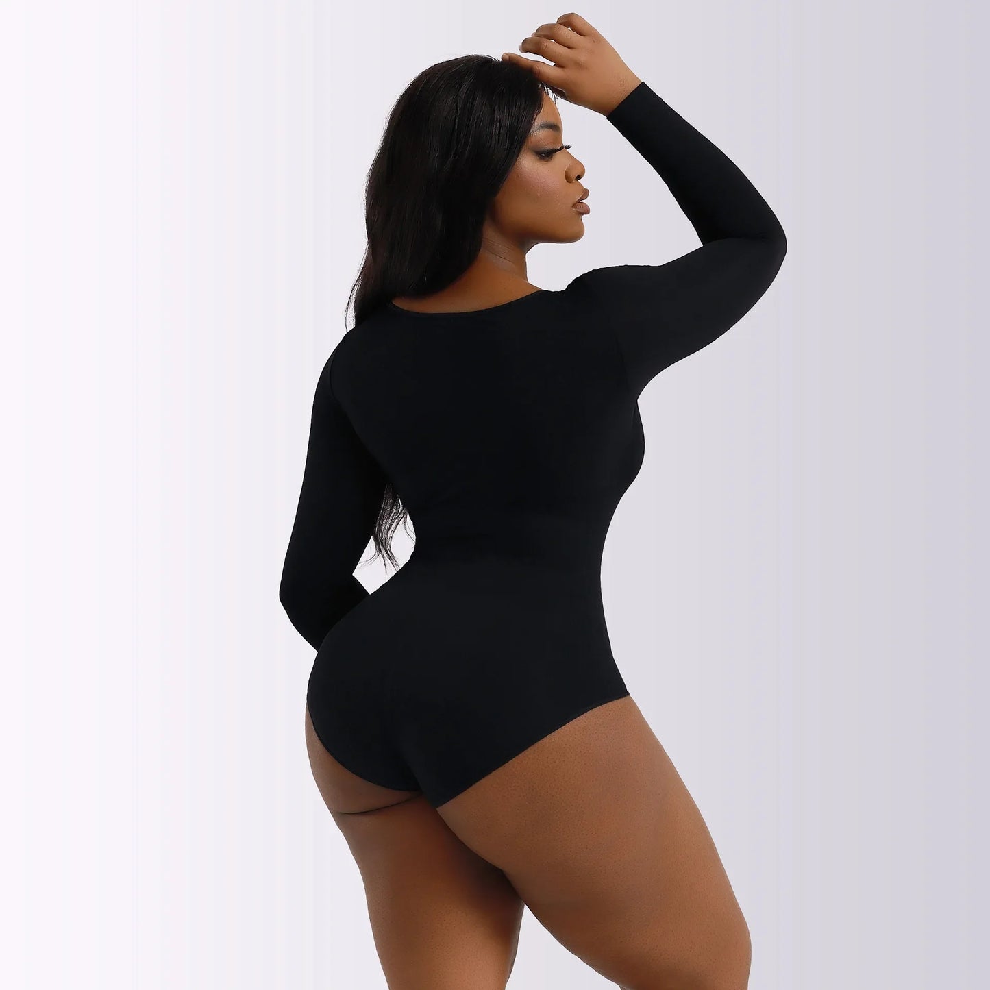 Sexy Women's Clothing Autumn/winter Long Sleeve Shapewear Tummy Control Bodycon Dress