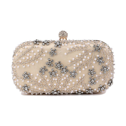 Satin Diamonds Party Hight Quality Women Day Clutch Diamonds Gift Wedding Evening Bags New Arrival Shoulder Chain Purse