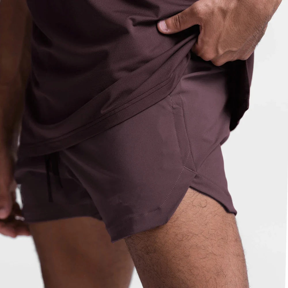 Mens Workout Fitness Shorts Summer Thin Breathable Jogger Shorts Gym Bodybuilding Quick Dry Leisure Running Shorts Soft Touch