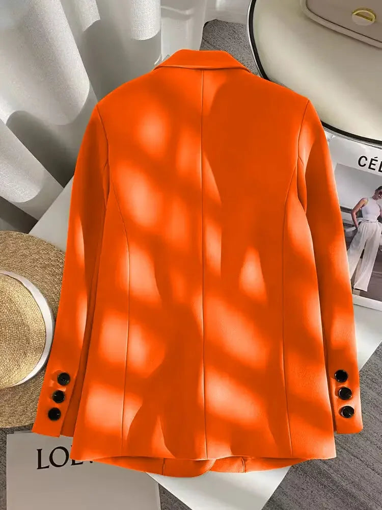New Spring Suit 2025 Suit Jacket for Women with Small Temperament and High-end Feel Loose Casual Chic Elegant Fashion Coat Top