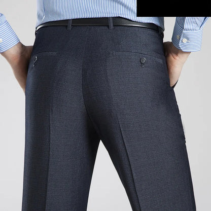 Summer Business Thin Suit Pants For Men 29-44 Spring Autumn Male Formal Stretch Solid Dress Office Trousers