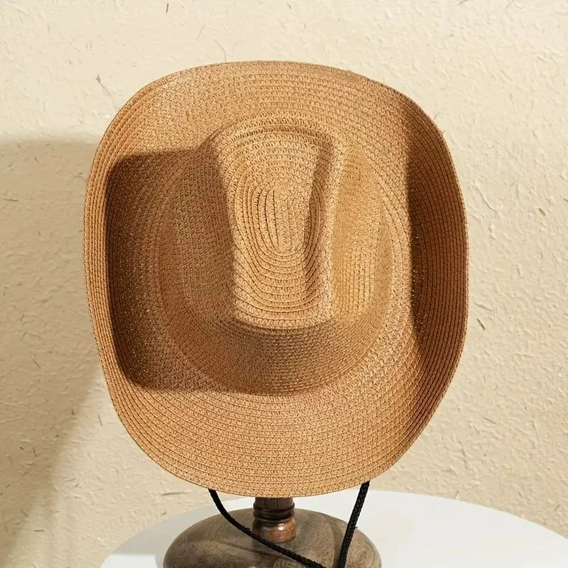 Large Size 56-60cm New Natural Panama Straw Hat Summer fashion Men Women Wide Brim Beach UV Protection Fedora Bohemia Sun Hat