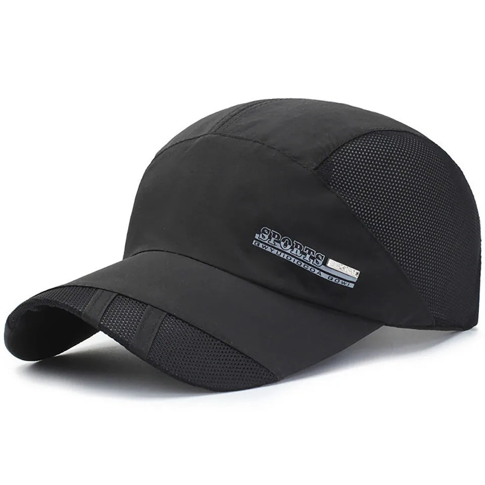 Summer Breathable Sports Hat Mesh Baseball Caps Quick Dry Running Baseball Visor Hat Sunshade Outdoor For Men Women