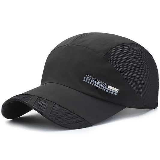 Summer Breathable Sports Hat Mesh Baseball Caps Quick Dry Running Baseball Visor Hat Sunshade Outdoor For Men Women