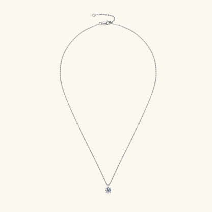 D Color 1ct Moissanite Pendant Necklace for Women 18k Gold Plated Certified Original 925 Silver Diamond Necklaces Fine Jewelry