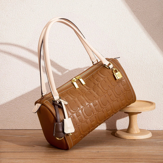 Women's Shoulder Bag 2026 New Simple Brown Handbag Women's Commuting Pillow Bag