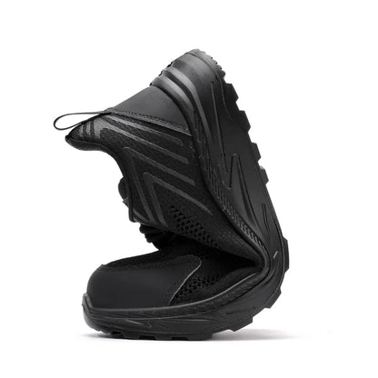 Summer Breathable Men Labor Shoes Lightweight Work Safety Boots Sneakers Anti Nail Indestructible Steel Toe Male Footwear
