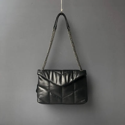 Elegant Women Chain Bag Soft Sheepskin Genuine Leather Handbag Ladies Fashion Single Shoulder Bag Designer Messenger Bag