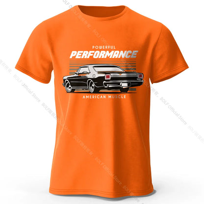 Custom Car Club Patch Printed Unisex Men Women T-Shirt Tees Tops 100% Cotton Embossed Logo Graphic Gearhead Outfit