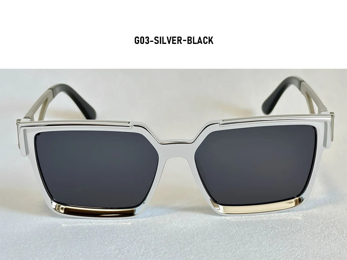 Millionaire Square Sunglasses Women 2026 UV400 Protection Sunglass Men Luxury Brand Design Fashion Glasses Gafas De Sol Hombre