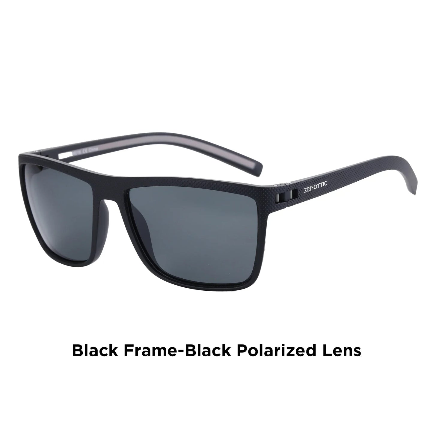 Polarized Sunglasses for Men Lightweight TR90 Frame UV400 Protection Square Sun Glasses