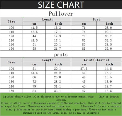 Spring Autumn New Style Children's Clothing Sets Baby Girls O Neck Sweatshirt Pants Two Piece Set Kids Breathable Thin Tracksuit