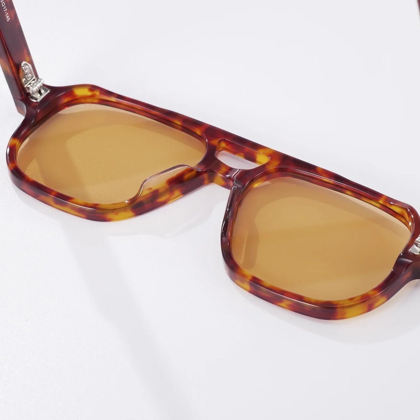 High Quality Double Beam Large Frames Sunglasses Man Sports Travel Driving UV Protection SUN GLASSES Support Prescription Lenses