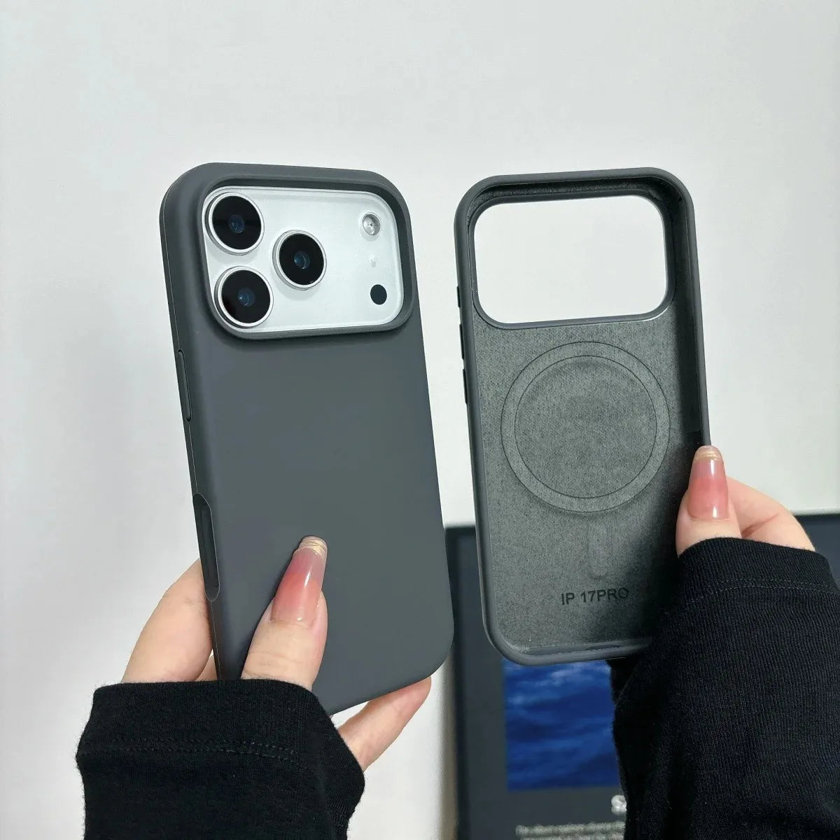 Original Liquid Silicone For Magsafe Phone Case for iPhone 17 16 15 14 13 Pro Max 17Pro Official Magnetic Soft Protective Cover