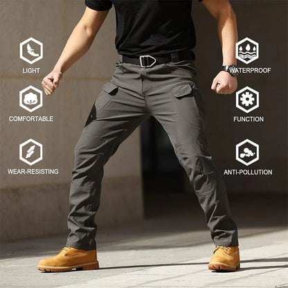 Men's Trousers Tactical Climbing Cycling Sport Winter Camp Hiking Fish Hunting Trekking Waterproof Combat Casual Pants