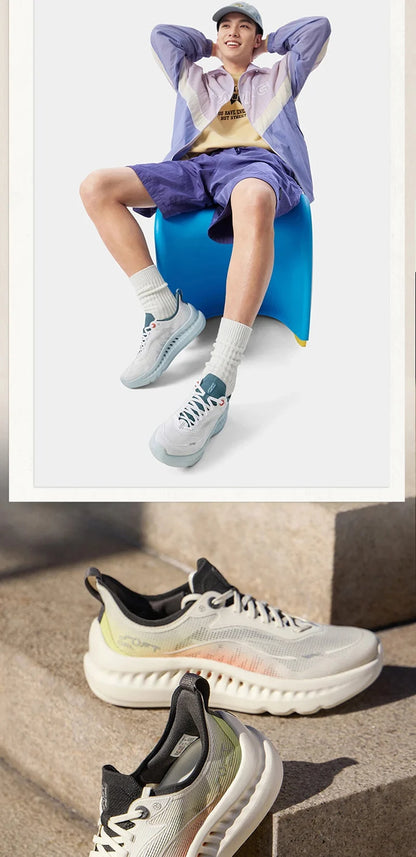 Men's SOFT COOL 2 Lifestyle Shoes COMFOAM MAX Cushion COOL SHELL Breathable Support LiNing Casual Sneakers AGLV009