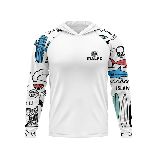 Men Hood Fishing Shirt long sleeve fishing t shirt uv protection Fishing Apparel