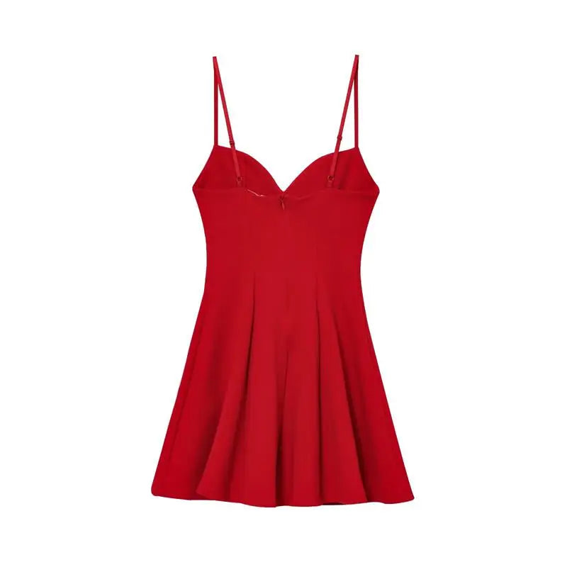 Dresses Summer Women's 2026 New Chic Slim Tube Top Elegant Mini Camisole Women's Dress Street Fashion Youth Holiday Dress