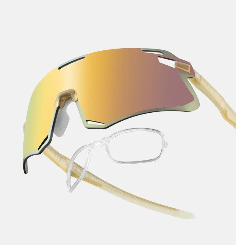Cycling Glasses Lightweight Frameless Bike Glasses High-Definition Lenses Road Bicycle Protection Goggles Sport Eyewear