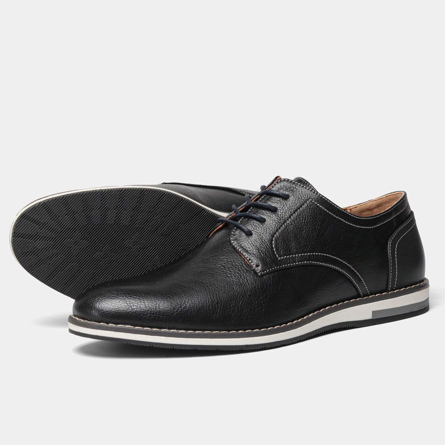 7-13 men casual shoes  fashion comfortable 2024 brand leather loafer men