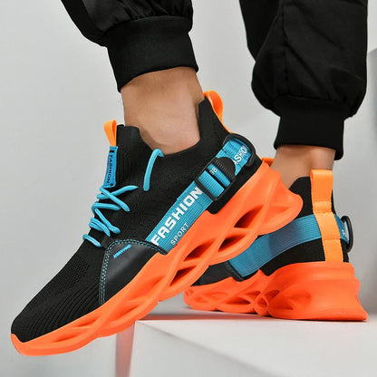 Sneakers Men Mesh Breathable Casual Men Shoes Unisex Light Soft Thick Sole Hole Couple Shoes Athletic Sneakers Women Shoes