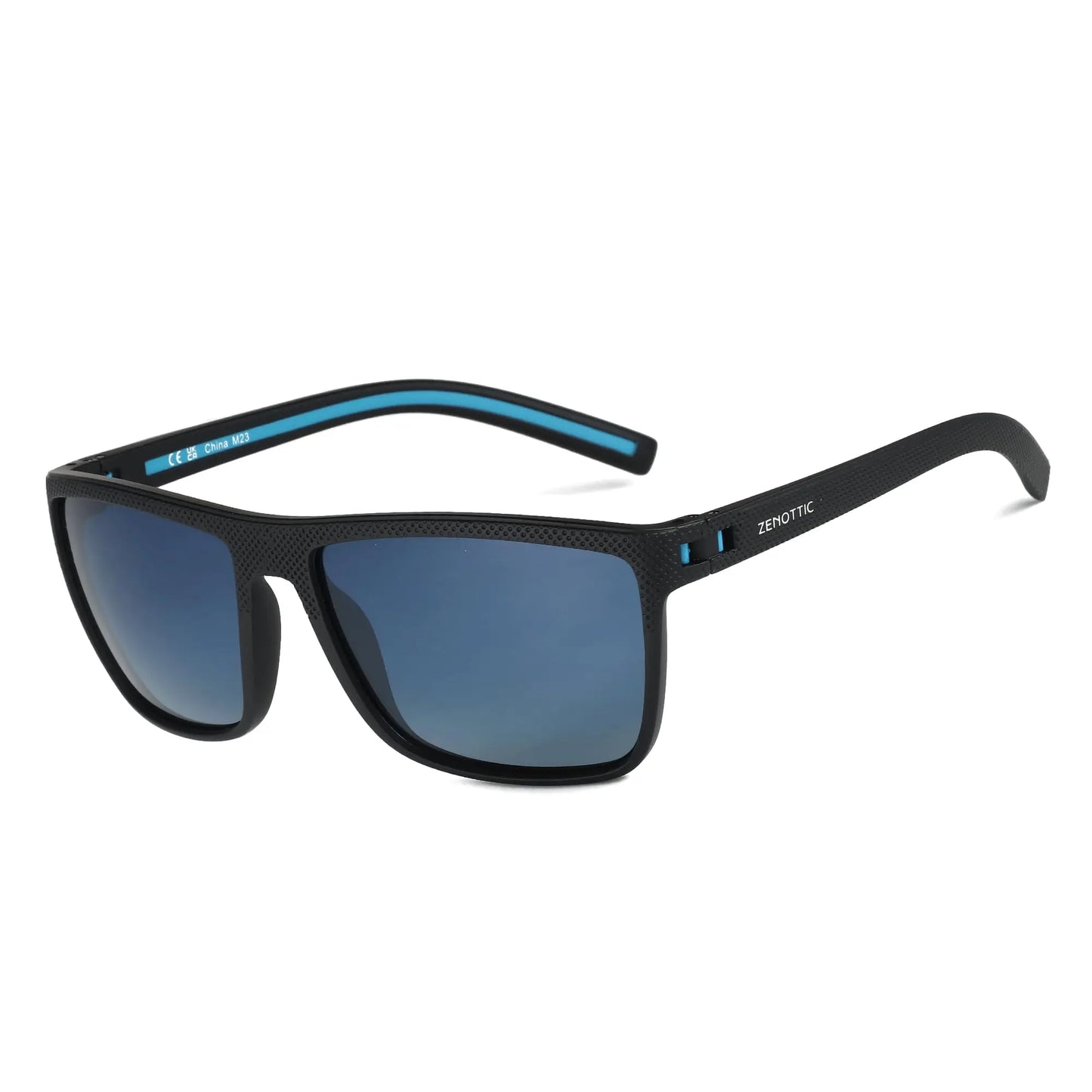 Polarized Sunglasses for Men Shades Lightweight TR90 Frame UV400 Protection Square Outdoor Trave Driving Sun Glasses