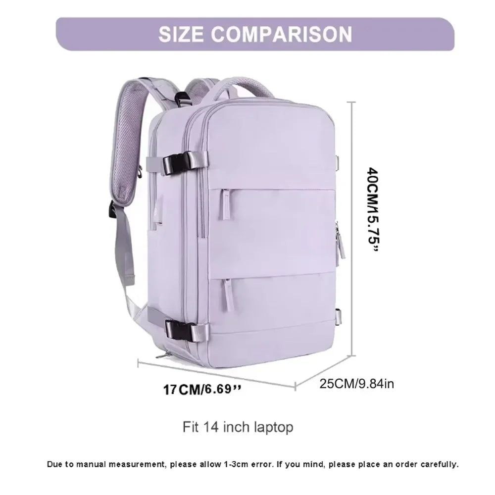 Travel Backpack for Women 40x25x17 Airplane Cabin Backpack Carry-On Luggage 14inch Laptop Backpack Casual Schoolbackpack