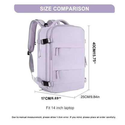 Travel Backpack for Women 40x25x17 Airplane Cabin Backpack Carry-On Luggage 14inch Laptop Backpack Casual Schoolbackpack