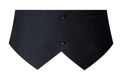 M-7XL Spring/summer Man Suit Vest Sleeveless Vest with Adjustable Waist Single Breasted Solid Color Business Suit Vest Wedding