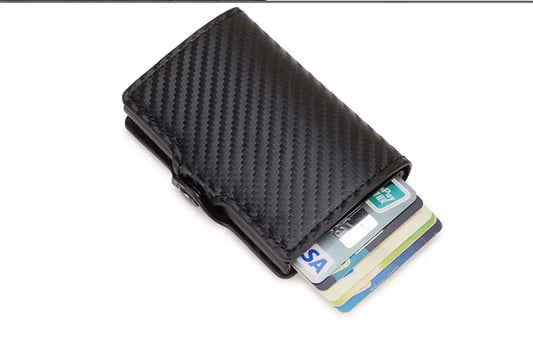 Porte-cartes de crédit antivol RFID Portefeuille homme femme Portefeuilles intelligents minimalistes Étui de support de carte bancaire mince Sac à main Carteras Choix