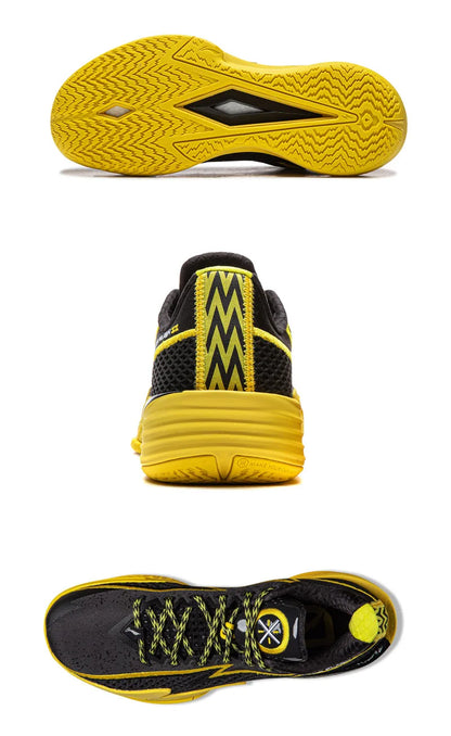 Men's WADE FLASH 2 On Court Basketball Shoes BOOM Cushioning Breathable LiNing Stable Sneaker ABPV013