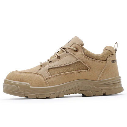 Fashion 2025 Plastic Toe Summer Breathable Labor Shoes Composite Toe Cap Indestructible Work Safety Boots Sneakers Male Footwear