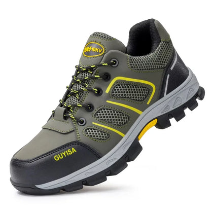 Latest 2024 Fashion Insulation 10KV Men Safety Work Shoes Sneakers Steel Toe Anti Smashing Indestructible Male Footwear