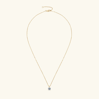 D Color 1ct Moissanite Pendant Necklace for Women 18k Gold Plated Certified Original 925 Silver Diamond Necklaces Fine Jewelry