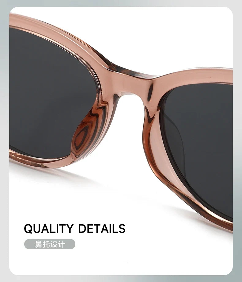 New Sweet Simple and Stylish Cat Eye Sunglasses UV Protection Reading Glasses Women Customizable Prescription 99022