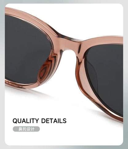 New Sweet Simple and Stylish Cat Eye Sunglasses UV Protection Reading Glasses Women Customizable Prescription 99022