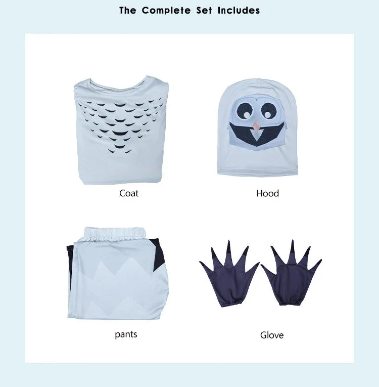 Hot 99 Nights In The Forest Deer costume Owl Cosplay Outfit Halloween Costume for Kid Nightmare Reindeer Christmas Gift