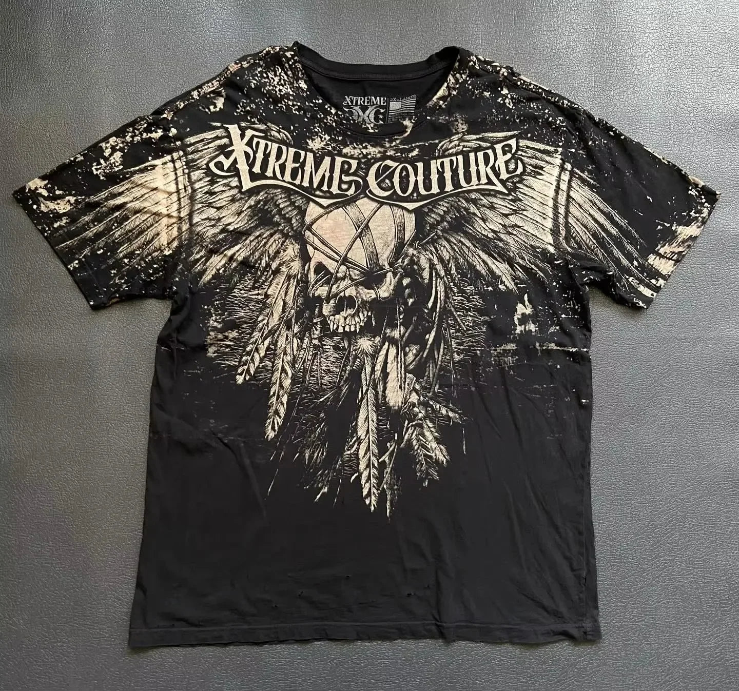 Retro Xtreme Angel Wing Men Yellow Short Sleeves Harajuku High Street American Fashion T-shirt Man Women Summer Tops