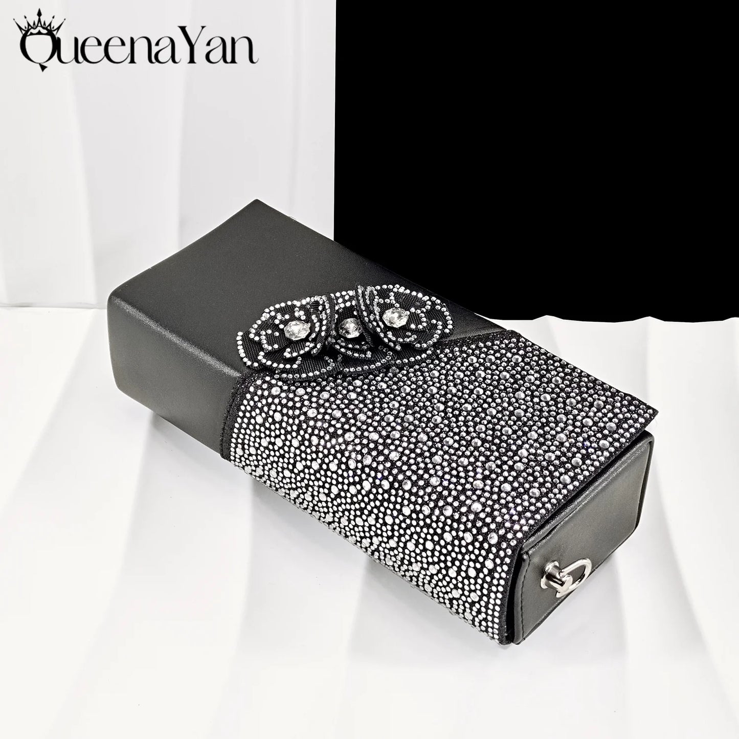 Elegant African-Inspired Evening Shoes and Handmade Clutch Set Pointed Toe High-Heel Women's Footwear and Matching Bag