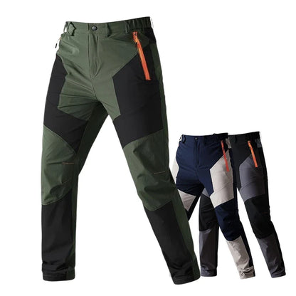 Summer Men Pants Hiking Camping Climbing Fishing Outdoor Trekking Thin Quick Dry Ultra Cool Fabric Trousers Mountain Travel