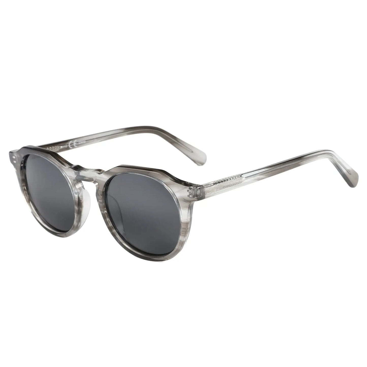 Vintage Round Polarized Sunglasses for Men Women UV400 Protection Sun Glasses