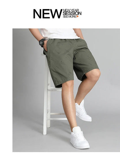 New Shorts Men's Summer Thin Section Casual Quick Dry Five-Minute Pants Loose Large Size Sports Pants