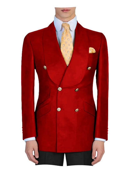 Mens Mint Green Double Breasted Blazer Slim Fit Shawl Collar Formal Sport Coat with Gold Buttons for Groom Prom Business Casual