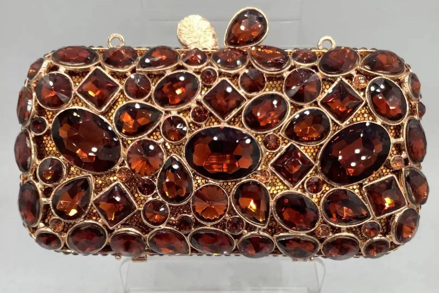 Natural Rhinestone Handmade Clutch Women Wedding Party Cocktail Evening Bag Colorful Diamond Handbag Fashion Yellow Purse