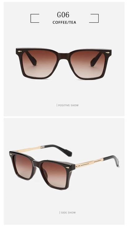 Fashion Sunglasses Women 2025 Vintage Square Sunglass Men Retro Glasses Dropshipping Gafas De Sol Hombre Lunette Soleil Femme